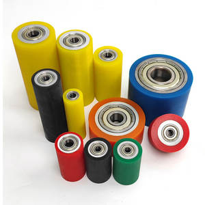 عجلات متينة من البولي يوريثين/TPR/TPE مغلفة بعجلات _ تصنيع المعدات الأصلية باستخدام الحاسب الآلي قطع ومحمل طحن نوع - Product Image 3
