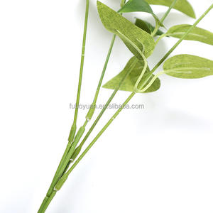 Decoración de boda, Planta artificial, flor falsa, planta verde, Helecho, hojas para colgar en la pared, ratán, clematis artificial largo - Product Image 5