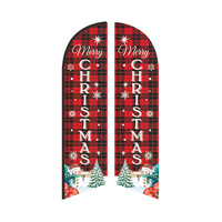 Fête de Noël Festival 6ft 8ft 11ft 12ft 15ft Plume Drapeau Kit Base Maintenant Location Bienvenue Signe Ouvert pour Drapeaux Promotionnels Bannières