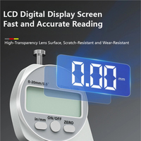 Digital Thickness Gauge 0 10mm 0 20mm High Precision Electronic LCD Industrial Portable Thickness Tool