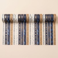 Himmelskörper-Mondphasen-Washi-Tape mit Geringer Mindestbestellmenge OEM