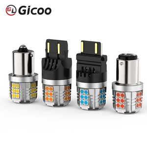 Bombilla LED P21W 1156 BA15S BAU15S PY21W 1157 BAY15D P21/5W 21/5W T20 7443 T25 3157 para Automóvil, Lámpara de Señal de Giro, 12V - Product Image 1