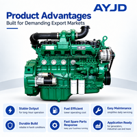 Moteur diesel 6 cylindres en ligne Enduring CM6D 350KW 11,8L Euro 6 refroidi par eau 4 temps pour les opérations d'usines de transformation industrielle