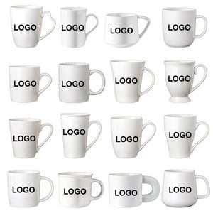 Groothandel porseleinen koffiemokken blanco keramiek sublimatie bekers voor koffie thee latte soep melk warme chocolademelk - Product Image 2