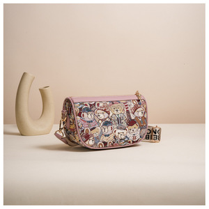 Redwingy Thời Trang Công Suất Lớn Vải Túi Xách Crossbody Đơn Giản Chuỗi Vai Túi Dễ Thương Gấu Vai Slanting Điện Thoại Di Động Túi - Product Image 2