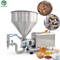 Mesin Pengisi Rotor Pompa Desktop untuk Krim Pasta dan Cairan Kental, Aplikasi Pengemasan Botol dan Stoples untuk Produk Kental