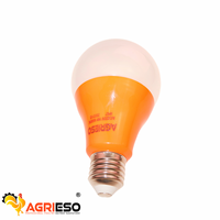 AGRIESO Ampoule LED Dimmable Anti-Moustiques 9W – Lampe Répulsive Jaune pour Poulaillers