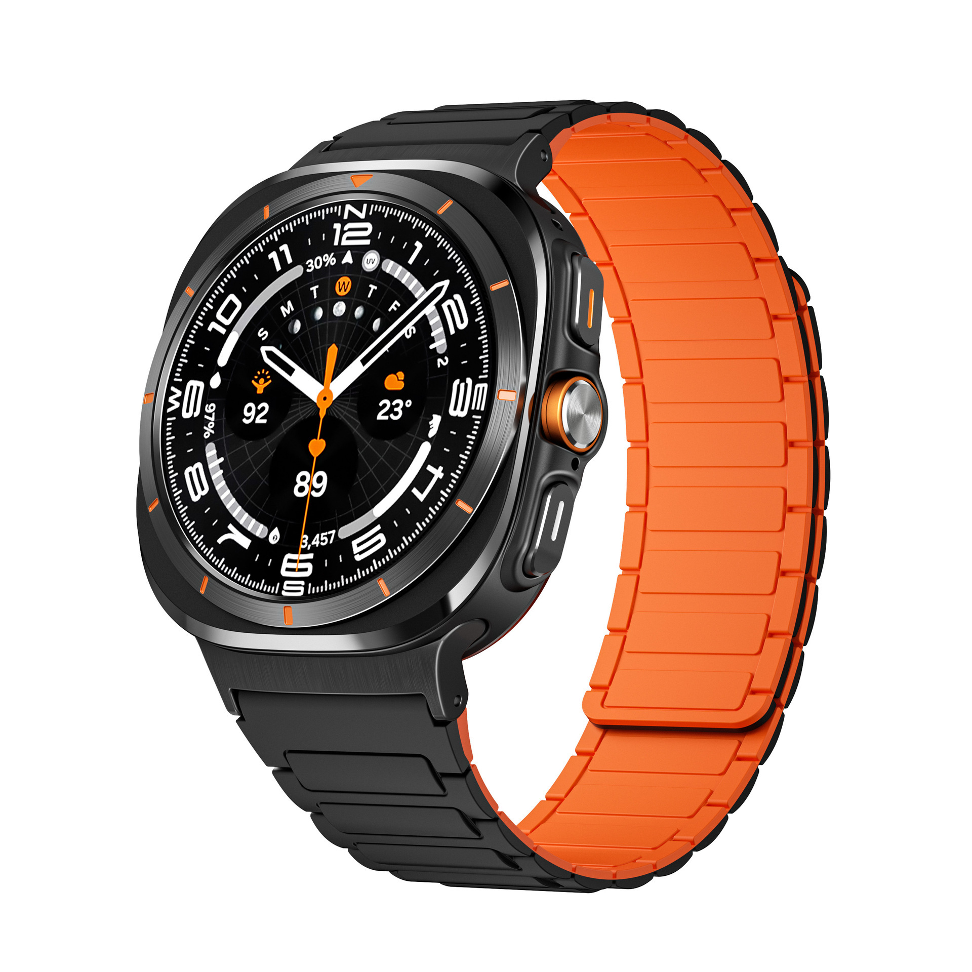 Connecteur Noir-Orange coloré - Noir