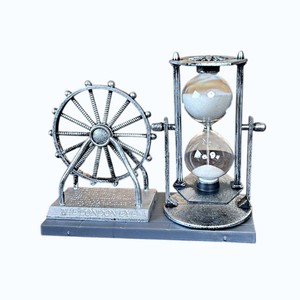 Regalo Creativo para Estudiantes, Rueda de la Fortuna Vintage, Reloj de Arena, Adorno Artístico de Resina Esculpida, Decoración para el Hogar - Product Image 3