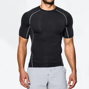 Aangepaste Kwaliteit Ontwerp Spandex Compressie Fitness Training Slijtage Basketbal Sport Hardloopshirt