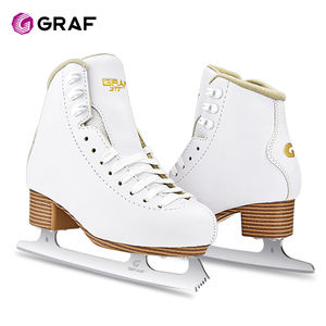 Scarpe da Pattinaggio Artistico per Donna, Taglia Giovanile, Tomaia in Pelle e Materiale Sintetico con Fodera in Rete, Adatte ai Principianti, per Uso Invernale - Product Image 4