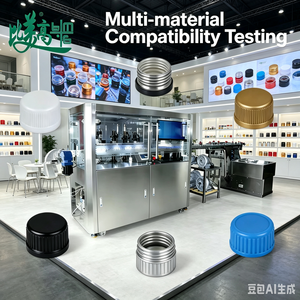 Capsuleuse de bouteilles entièrement automatique 360 °   Machine d'inspection visuelle des défauts esthétiques pour l'industrie agroalimentaire et les usines d'eau potable - Product Image 2