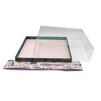 Boîtes d'Emballage Personnalisées Recyclables pour Plats à Emporter, Brunch, Plateau, avec Couvercle PVC Transparent, pour Planche de Charcuterie et Déjeuner