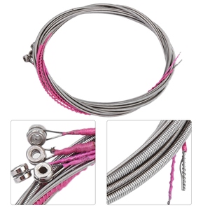 Cordes de basse électrique argentées en acier, 4 cordes, fournitures d'instruments de musique - Product Image 4