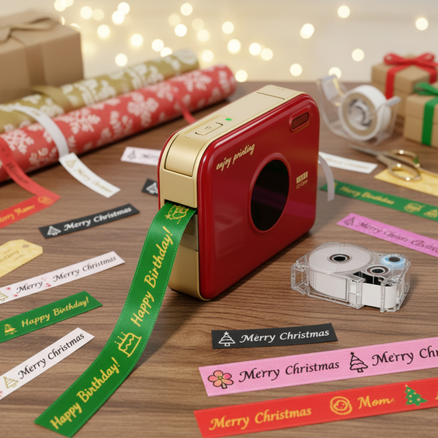 Phomemo Ribbon Printer A30 Thermal Labels Transfer Printing Wireless Portable Small Label Maker Machine