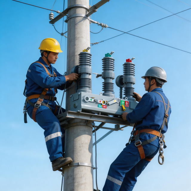 12kv 1250A Embedded Pole Maintenance Free for Factory Vacuum Circuit Breaker VCB Unit