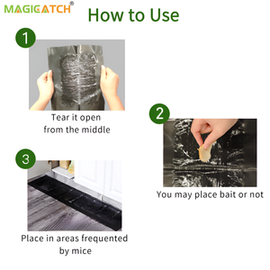 Pièges à colle transparents professionnels pour rats, en vrac, avec 2 options de taille, pour les entreprises de lutte antiparasitaire et l'entretien des bâtiments commerciaux - Product Image 3