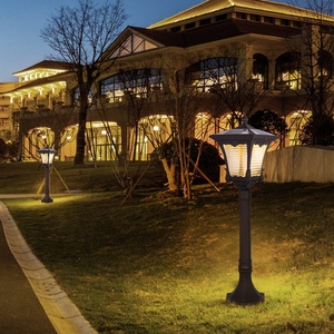 Moderno IP65 impermeable LED paisaje jardín césped luz 60CM Solar exterior iluminación ahorro de energía al por mayor - Product Image 2