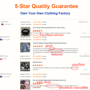 Pantalon de jogging en coton épais délavé à l'acide Huili pour homme, taille élastique, motif écossais sur le côté, coupe large et ample - Product Image 5