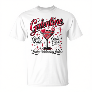 T-shirt pour femmes Galentine Girl Club, tendance, articles pour la Saint-Valentin, en faveur des femmes - Product Image 2