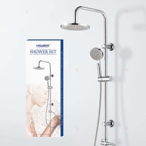 Sistema <span class=keywords><strong>Doccia</strong></span> di Alta Qualità con Doppia Testa, Set Miscelatore a Parete per <span class=keywords><strong>Bagno</strong></span>, Prodotto dalla Fabbrica di Ningbo - Product Image 1