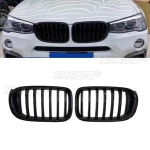 Bandes décoratives pour calandre de voiture, kit carrosserie de calandre de course, calandre avant pour BMW X3 X4 F25 F26 2014-2017, pièce extérieure - Product Image 1