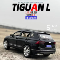 Model Diecast 1:32 Miniatur SUV dengan Suara dan Lampu, Tarik Mundur, Hiasan Koleksi, Ornamen, Mainan Mobil Logam
