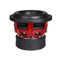 Nuevo subwoofer de coche de cesta roja de 8 pulgadas, RMS, 400W, buena reputación, altavoz de Audio automático máximo de 800W, logotipo personalizado, Woofer de gran venta