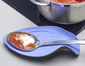 2024 New BPA Free Custom <strong>Lilly</strong> Silicone Spoon Rest, Silicone Spoon Holder, Bulk Spoon Holder - Product Image 3