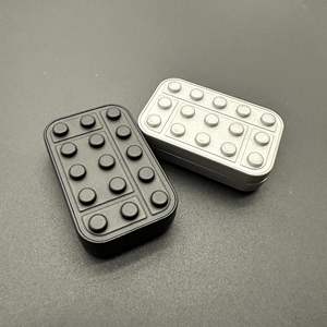 Slider anti-stress Infinite, jouet sensoriel en métal EDC à pousser et tirer, gadget de bureau pour adultes, <span class=keywords><strong>appareil</strong></span> portable sensoriel - Product Image 2