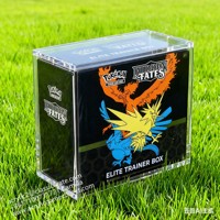 Étui magnétique rectangulaire en acrylique pour ETB BB UPC SPC pour Yu-Gi-Oh 151Mew Protector avec aimants puissants et protection UV