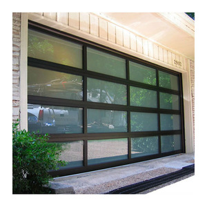 <span class=keywords><strong>Porte</strong></span> <span class=keywords><strong>de</strong></span> <span class=keywords><strong>garage</strong></span> <span class=keywords><strong>motorisée</strong></span> en aluminium <span class=keywords><strong>isolée</strong></span> avec vitrage givré trempé en polycarbonate/verre organique à vue panoramique - Product Image 6