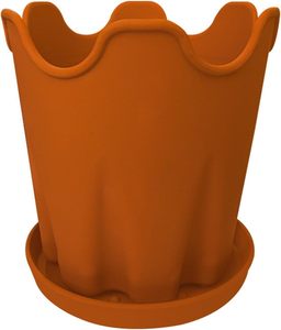 Silicone Plant <b>Pot</b> with Drainage Hole and Silicone Saucer Round Flower Planter <b>Succulent</b> and Nursery <b>Pots</b> - Product Image 3