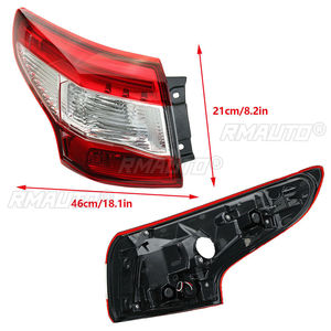 Feu arrière extérieur de voiture, feu stop, clignotant pour Nissan Qashqai J11 2014-2016, lentille de feu arrière gauche droite 26550 26555 HEAOA - Product Image 3