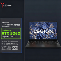 Laptop Gaming Intel 16 inci Grosir I7-14650HX RTX 5060 16G 512G 2.5K Win11 Inggris Hitam 16 Core 180HZ RGB Backlit