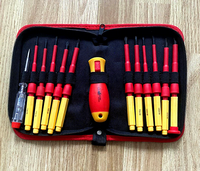 50pcs Insulated Combination Screwdriver VDE Precision Screwdriver Combination Suit 1000V Hand <strong>Tool</strong> Kits Hard Case OEM