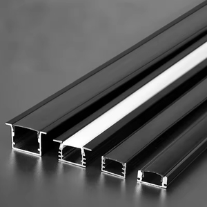 <span class=keywords><strong>Profilé</strong></span> <span class=keywords><strong>en</strong></span> <span class=keywords><strong>T</strong></span> <span class=keywords><strong>en</strong></span> alliage d'<span class=keywords><strong>aluminium</strong></span> <span class=keywords><strong>blanc</strong></span> et noir sur mesure pour bande LED encastrée, série 6000, avec diffuseur 10x10mm - Product Image 1