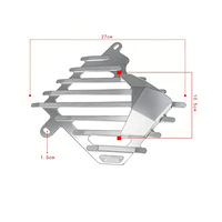Accessoires de protection de calandre en alliage d'aluminium décoratifs de la marque MY, les plus vendus en Asie du Sud-Est, pour NMAX155/NVX/AEROX V1/V2/V3