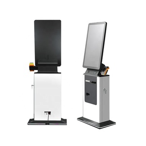 Kiosco de Autoservicio Todo en Uno de 32 Pulgadas para Registro en Hoteles, Escáner de Pasaportes, Código QR, Impresora de Boletos y Facturas, Punto de Venta - Product Image 1