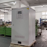 Stabilisateur Compensé Triphasé SBW 180KVA 200kVA 380V 415V AC Régulateur de Tension Automatique Réglable Certifié CE