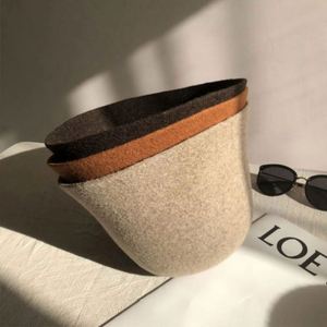 Chapeau de pêcheur en laine personnalisé unisexe pour l'automne et l'hiver, protection solaire, idéal pour le cyclisme et les voyages, vente en gros - Product Image 4