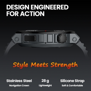 Zeblaze Ares 3 Plusは24Hヘルスモニタリングをサポート1.43インチタッチスクリーンアクティビティレコードウェルネススマートウォッチ - Product Image 2