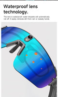 Lunettes de sport intelligentes K805 AI avec caméra 8MP, enregistrement photo et vidéo, traduction en temps réel, appels téléphoniques, assistant vocal, Wi-Fi