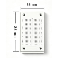 Placa de Pruebas MB-102, Prototipo de Placa de Circuito Impreso sin Soldadura de 400 Puntos, Cables de Conexión para Kit Arduino, Cable Dupont para Bricolaje