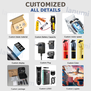 Lanumi JK-88 11000 vòng/phút tốc độ cao tóc <span class=keywords><strong>Clipper</strong></span> không chổi than DC động cơ 3000mAh Pin từ hệ thống treo tóc <span class=keywords><strong>Clipper</strong></span> với cơ sở - Product Image 4