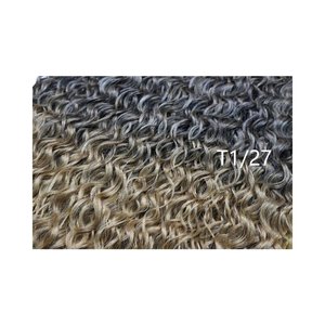 Extensions de cheveux synthétiques en <span class=keywords><strong>fibre</strong></span> haute température pour usage quotidien, sans colle, tissage de cheveux, perruque 100 % <span class=keywords><strong>fibre</strong></span> douce et lisse, personnalisable - Product Image 4