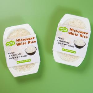 Riso Precotto Premium per Microonde, Riso a Grano Lungo Pronto da Mangiare, Pasto di Riso Pronto in 2 Minuti per Giornate Pieno di Attività - Product Image 1