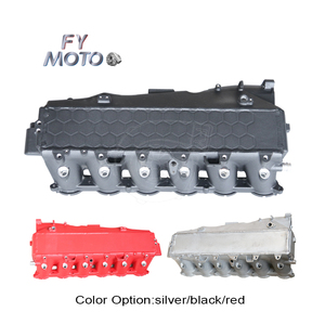 Black ALL CAST INTAKE MANIFOLD untuk Gen <span class=keywords><strong>2</strong></span> B58 Charge air Cooler Intake BMW M340i B58 G20 G29 Supra A90 3.0T 2020+ Penutup Heksagonal - Product Image 4