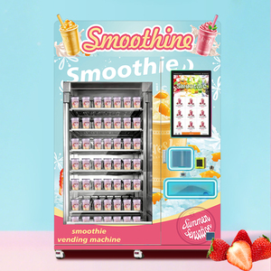 Caiyunjuan <span class=keywords><strong>Smoothie</strong></span> automaat trái cây tự động sinh tố Máy xay sinh tố máy đông lạnh trái cây sinh tố Máy bán hàng tự động với SDK chức năng - Product Image 6