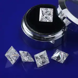 VOAINO 3.01CT F VS1 synthetic hpht lab grown artificial gia certified diamonds princes s cut bare stone